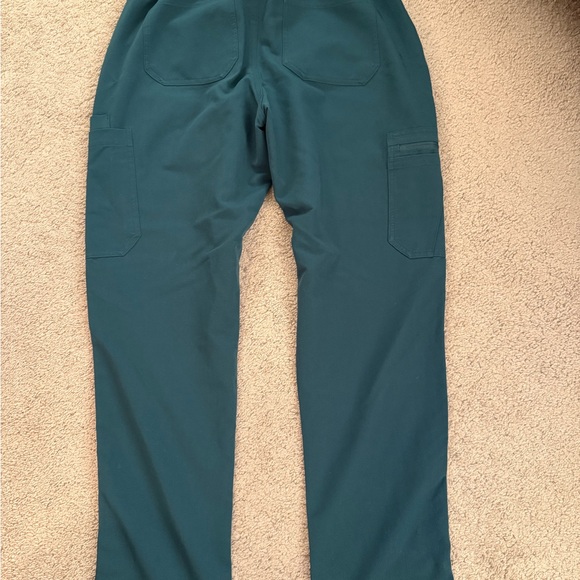 Figs Caribbean blue Yola high waisted scrub pants - Picture 2 of 3
